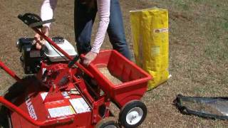 Operating the Classen Turf Seeder [upl. by Ahsram412]