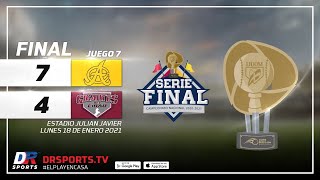 Resumen Águilas Cibaeñas vs Gigantes del Cibao  18 ENE 2021  Serie Final Lidom [upl. by Heck]