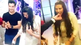 Sharad Malhotra Celebrates Kratika Sengar BIRTHDAY on Kasam sets  Sharad Kratika [upl. by Bolten]