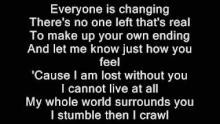 Puddle of Mudd  Blurry lyrics [upl. by Enicul]