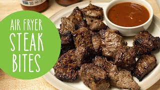 Air Fryer Steak Bites  Carnivore Recipes [upl. by Charmane]