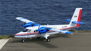 Worlds shortest runway  Twin Otter STOL at Saba [upl. by Diannne223]