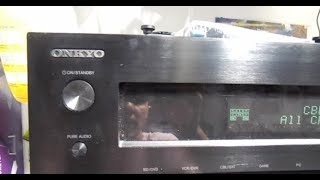 HOW TO REST ONKYO Receiver Factory Reset fix [upl. by Wolenik70]