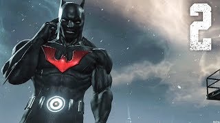 BATMAN BEYOND SUIT  Batman Arkham City  Part 2 [upl. by Haerle]