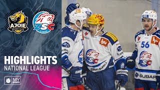 Ajoie vs ZSC Lions 16 – Highlights National League [upl. by Adnolat301]