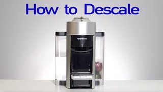 How to Descale Nespresso Machine [upl. by Odella682]