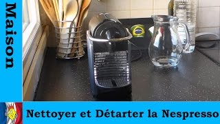 nettoyer et détartrer la nespresso [upl. by Aihsyla]