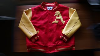 Sewing a VARSITY JACKET  TUTORIAL [upl. by Nalrah315]