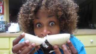 Onion Challenge  GloZell [upl. by Ayak]