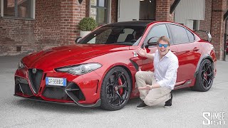 THIS is the New Alfa Romeo Giulia GTAm FIRST DRIVE [upl. by Mullen]