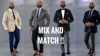 How To Mix And Match Mens SuitsMix And Match Suits [upl. by Kelsi263]