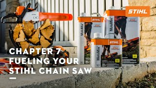 Chapter 7 Fueling Your STIHL Chain Saw  STIHL Tutorial [upl. by Euqnimod390]