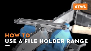 STIHL FF1 ꘡ Discover our file holder range  Instruction [upl. by Joh]