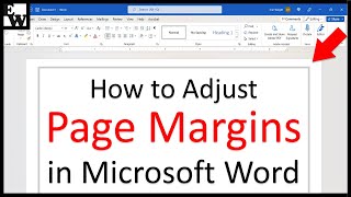 How to Adjust Page Margins in Microsoft Word [upl. by Cordey]