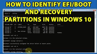 How to Identify EFI or Boot Partition in Windows 10  How do I find My EFI Partition Windows 10 amp 11 [upl. by Burchett]