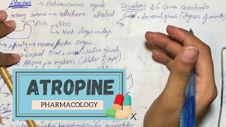 ATROPINE  Mechanism Uses Adverse effects Antidote Pharmacokinetic PHARMACOLOGY [upl. by Chapen145]