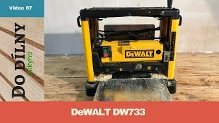 DeWALT DW733  tloušťkovací frézka  protahovačka [upl. by Onifled]