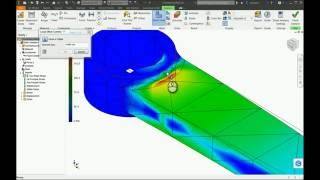 How to create an FEA Stress Analysis Study in Autodesk Inventor [upl. by Sefton]