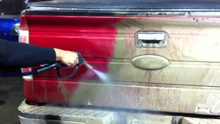 Thick mud and salt cleaning Optima Steamer Steam Car Wash [upl. by Narcho988]