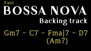 BOSSA NOVA2516 Backing track in F major  HW backing track [upl. by Othello]