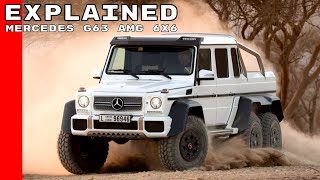 Mercedes G63 AMG 6x6 Explained [upl. by Asaret]