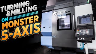 Turning amp Milling on MONSTER MACHINE [upl. by Olecram67]