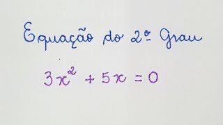 ❎ Equação do 2º Grau Incompleta  Professora Angela Matemática [upl. by Ihcehcu]