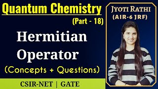 Hermitian operator in quantum mechanicsPropertiesAnti hermitian matrixSkew hermitian matrix [upl. by Halverson]