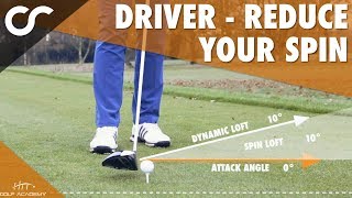 DRIVER  HOW TO LOWER YOUR SPIN [upl. by Nongim]