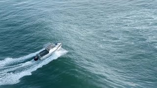 New Zealand Bar Crossing  How to cross a bar safely in a trailer powerboat [upl. by Urissa92]