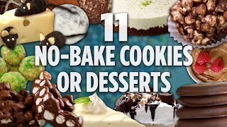 11 Easy No Bake Cookies amp Desserts  Dessert Recipes  Allrecipescom [upl. by Serg348]