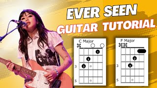 Ever Seen Beabadoobee Guitar Tutorial [upl. by Mazman]