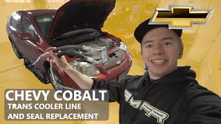 Chevy Cobalt Transmission Cooler Lines and Fittings LEAKING TRANS [upl. by Batty]