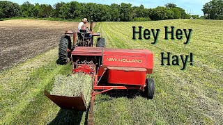 Planting Teff Grass amp Baling Hay [upl. by Roose341]