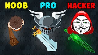 NOOB vs PRO vs HACKER  EvoWarsio [upl. by Ellevehs]