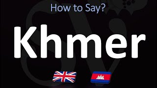 How to Pronounce Khmer CORRECTLY [upl. by Haila]