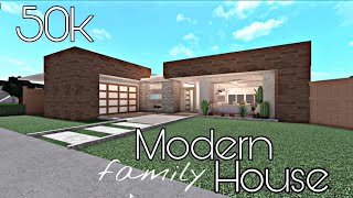 BLOXBURG 50K MODERN FAMILY HOUSE  NOGAMEPASS [upl. by King69]