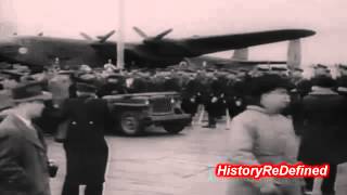 1945 Newsreel The Yalta Conference begins [upl. by Aerdma]