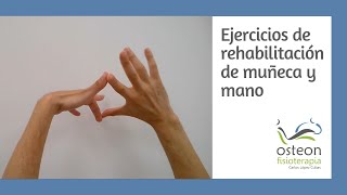 Ejercicios de rehabilitación de mano [upl. by Lounge]