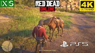 RED DEAD ONLINE Gameplay Part 1 4K 60FPS  PS5 PS4 Xbox PC  RED DEAD REDEMPTION 2 ONLINE RDR2 [upl. by Atiugal]