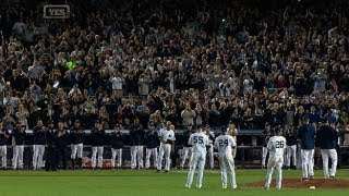 Exit Sandman Mariano Rivera leaves mound for final time [upl. by Sulakcin726]