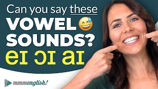 Pronunciation Practice 👄 Difficult Vowel Sounds DIPHTHONGS [upl. by Atnoid994]