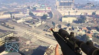 Gta V Ps4 Sniping online players [upl. by Ittak]