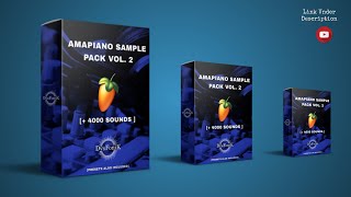 1GB Amapiano Sample Pack Vol 2 4000 Sounds Mr JazziQ x Vigro Deep x Kabza de Small  Fl studio [upl. by Elicul]