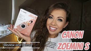 Canon Zoemini S Review amp Demo  How To Use  Gemma Summer [upl. by Tanah]