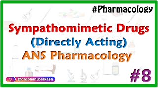 1Cholinergic Pharmacology Directly Acting Cholinomimetics ANS Pharmacology [upl. by Dobb]