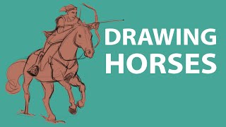 How to Draw Horses [upl. by Peterec]