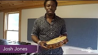 Josh Jones Tambourine Performance Tips [upl. by Brodeur]