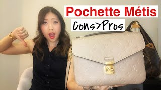 LV Pochette Metis PROS amp CONS  Empreinte Leather Functional 1 Year Review  luxuryinModeration [upl. by Inimak964]