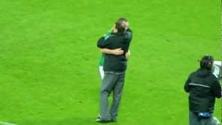 Irish Fans Singing Fields Of Athenry [upl. by Aicenev406]